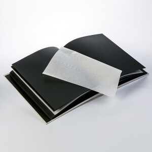 Henzo 10053 Basicline фотоальбом 70 черных страниц 28x30.5 белый