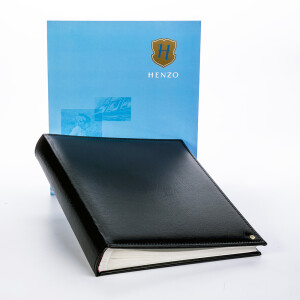 Henzo 11072 Lonzo фотоальбом 80 белых страниц 30x36.5 черный