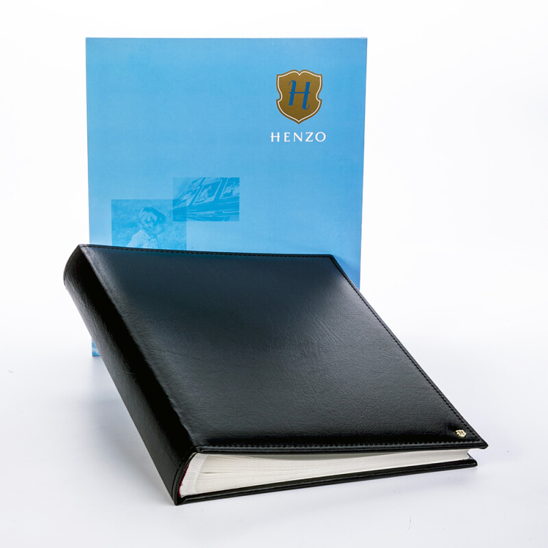 Henzo 11072 Lonzo фотоальбом 80 белых страниц 30x36.5 черный