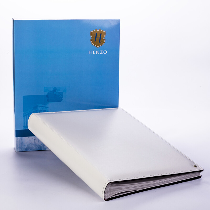 Henzo 11079 Gran Cara фотоальбом 80 белых страниц 34.5x43 белый