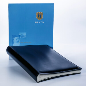 Henzo 11079 Gran Cara фотоальбом 80 белых страниц 34.5x43 синий