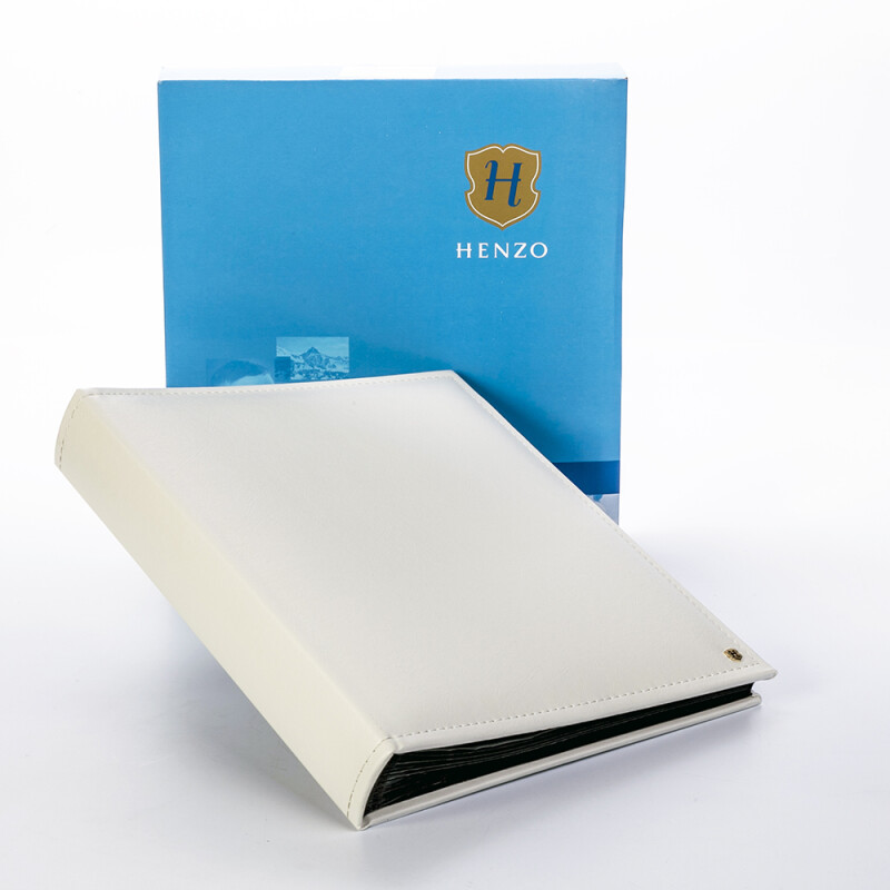 Henzo 11091 Lonzo фотоальбом 70 черных страниц 28x30.5 белый
