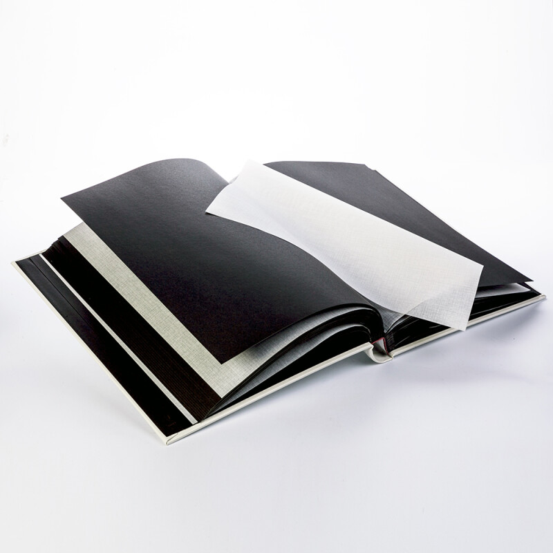 Henzo 11092 Lonzo фотоальбом 80 черных страниц 30x36.5 белый