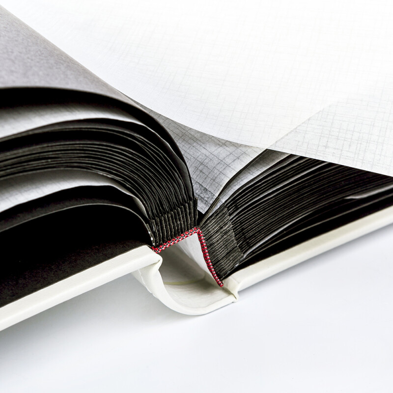 Henzo 11092 Lonzo фотоальбом 80 черных страниц 30x36.5 белый