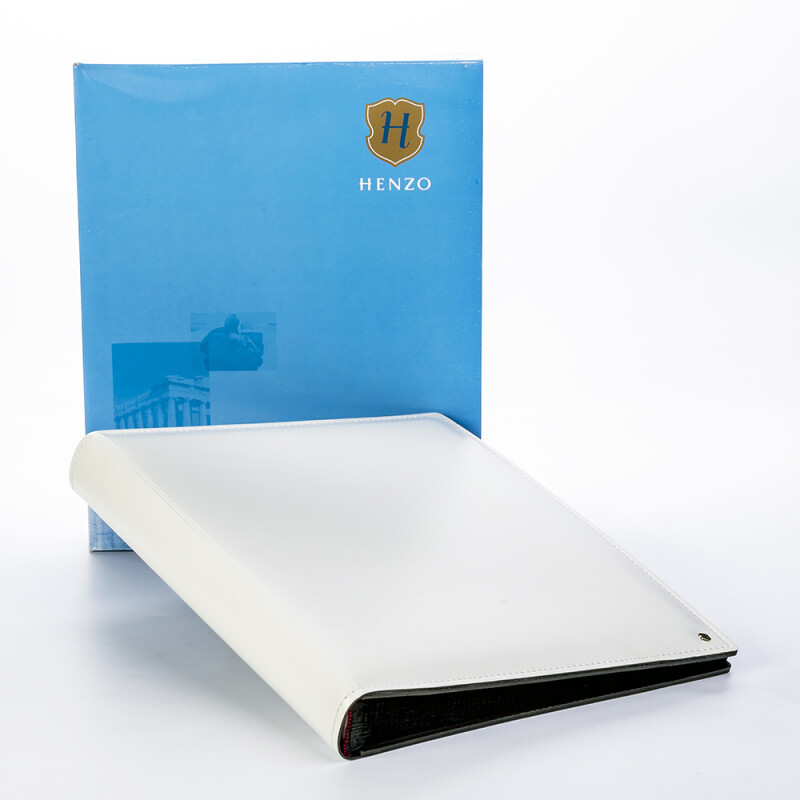 Henzo 11099 Gran Cara фотоальбом 80 черных страниц 34.5x43 белый