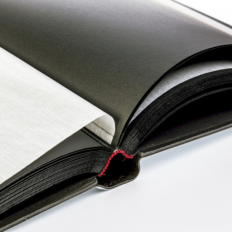 Henzo 11099 Gran Cara фотоальбом 80 черных страниц 34.5x43 белый