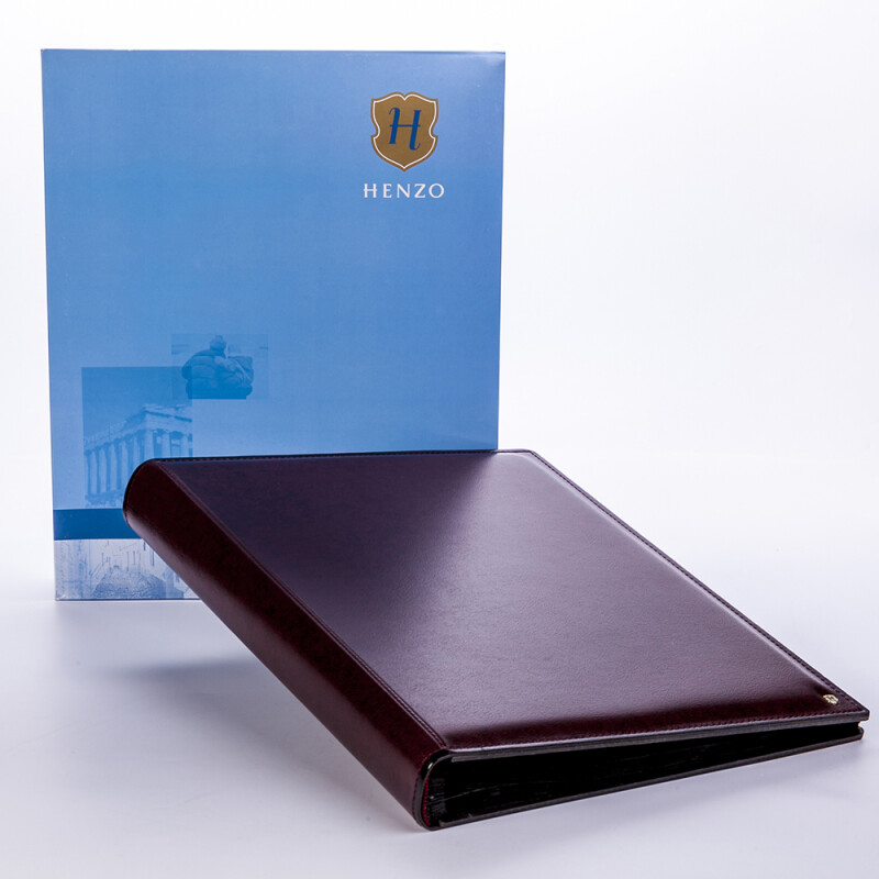 Henzo 11099 Gran Cara фотоальбом 80 черных страниц 34.5x43 бордовый