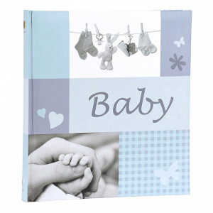 Henzo 20161 JESSY фотоальбом детский 60 белых страниц 28x30.5 голубой