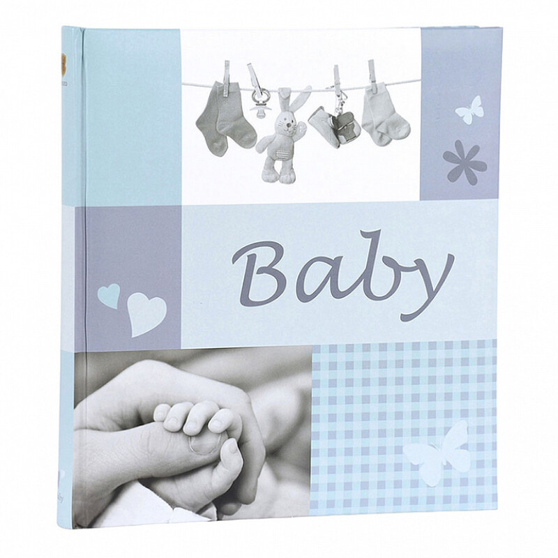 Henzo 20161 JESSY фотоальбом детский 60 белых страниц 28x30.5 голубой