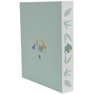 Henzo 98260 Safari Kid фотоальбом 100 белых страниц в коробке со стикерами 29х33 детский