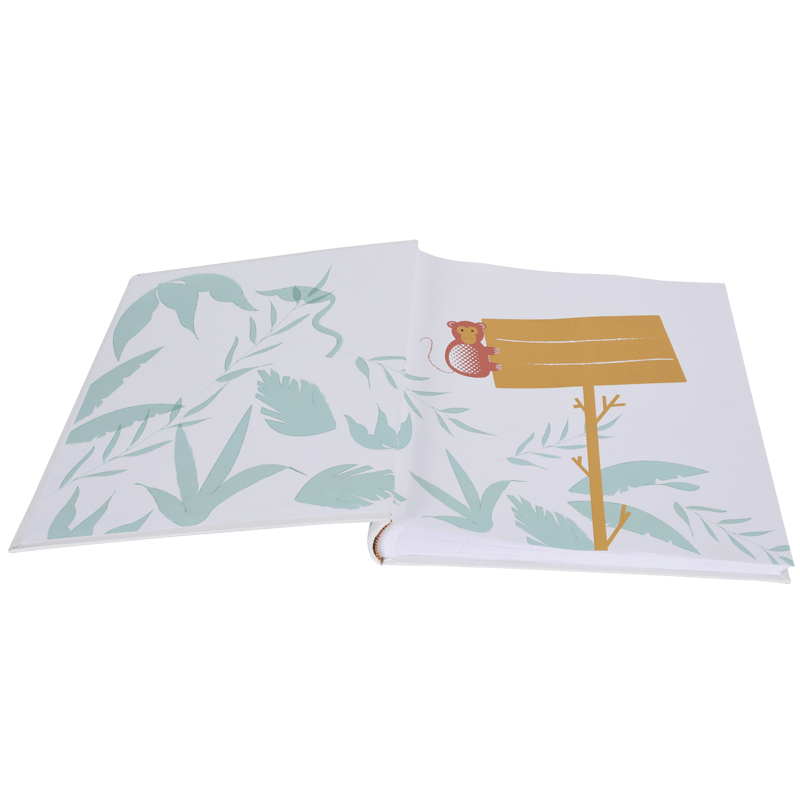 Henzo 98260 Safari Kid фотоальбом 100 белых страниц в коробке со стикерами 29х33 детский