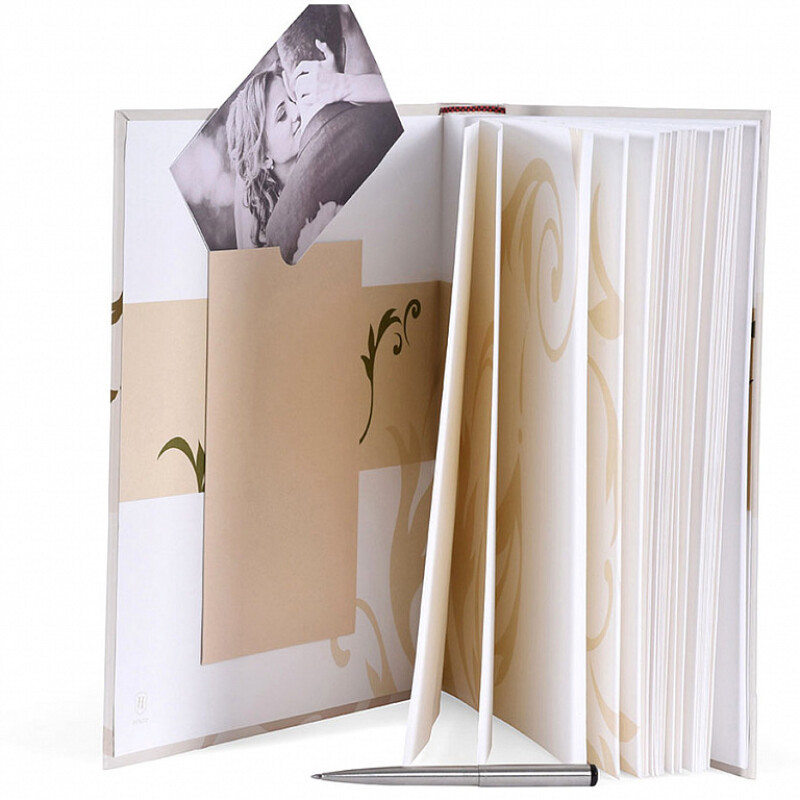 Henzo 22006 Yara фотоальбом свадебный 60 белых страниц 28х30.5 бежевый