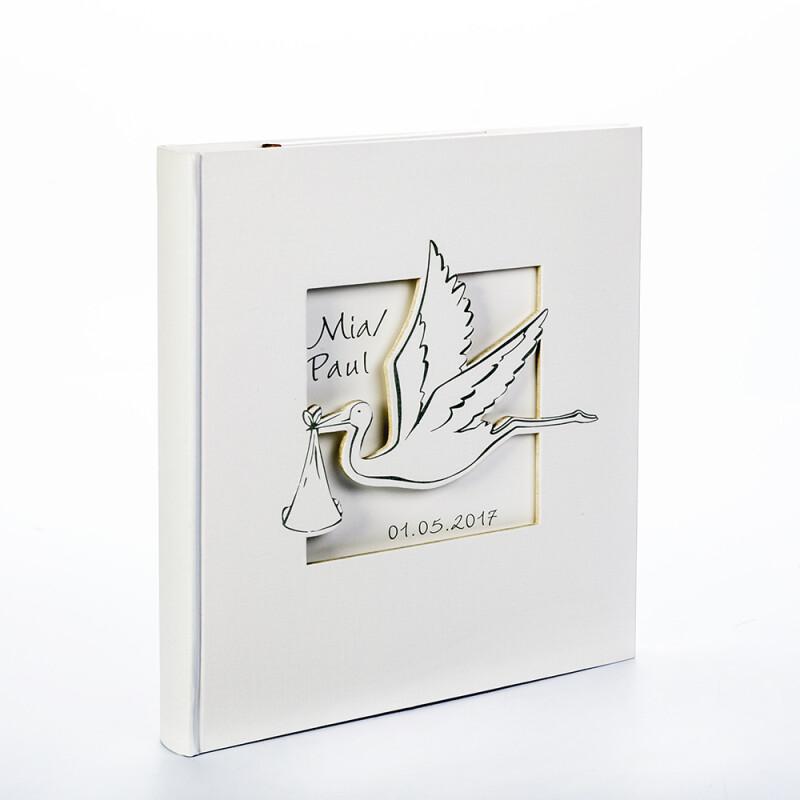 Walther UK-201 Cicogna фотоальбом детский 50 белых страниц 28x30,5 белый