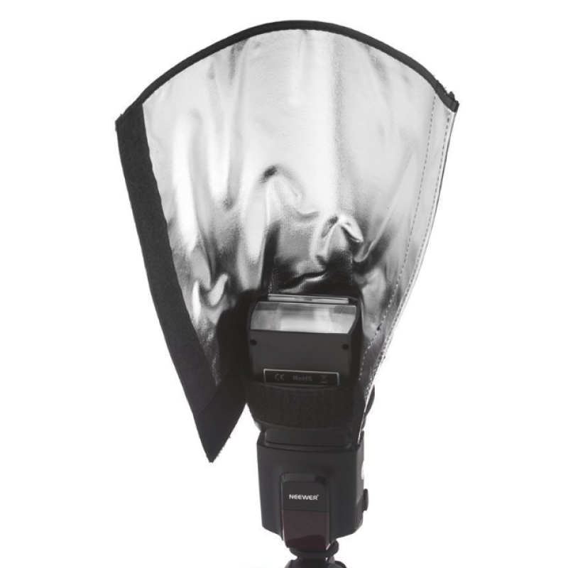 Fotokvant CFR-01 тубус для накамерной вспышки с серебристой поверхностью