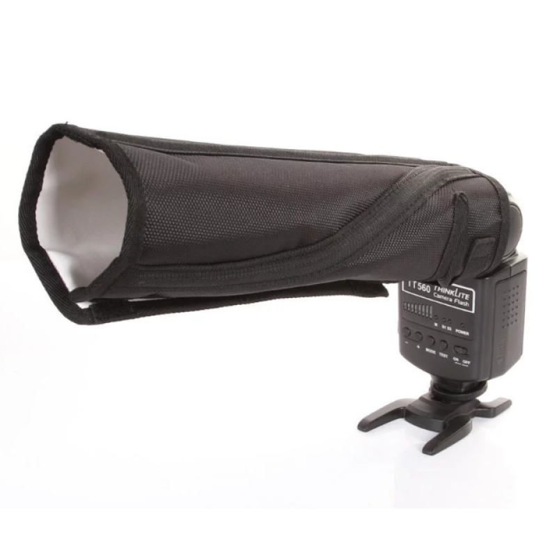 Fotokvant CFR-01 тубус для накамерной вспышки с серебристой поверхностью