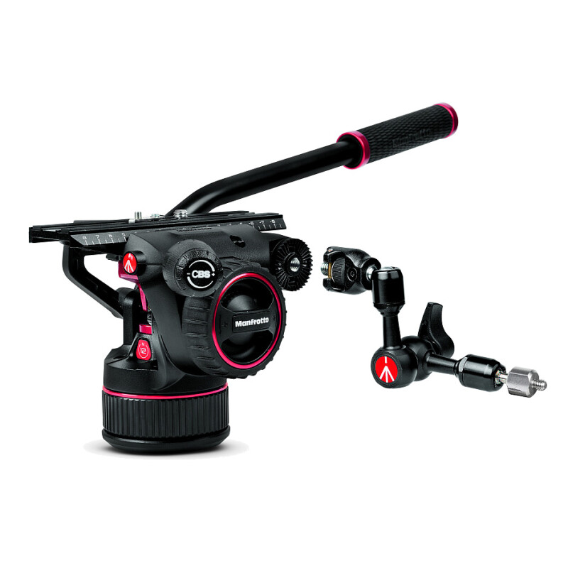 Manfrotto MVKN12CTALL штатив 536 SINGLE LEG c видеоголовой MVHN12AH Nitrotech 12