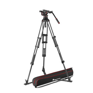 Manfrotto MVKN12TWINGC штатив 545GB TWIN GS c видеоголовой MVHN12AH Nitrotech 12 нижняя растяжка