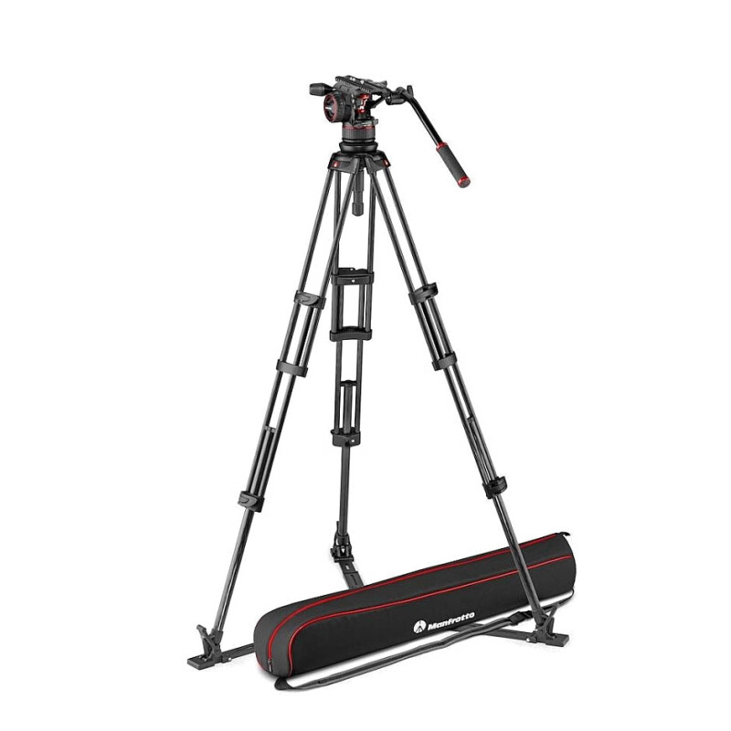 Manfrotto MVKN12TWINGC штатив 545GB TWIN GS c видеоголовой MVHN12AH Nitrotech 12 нижняя растяжка