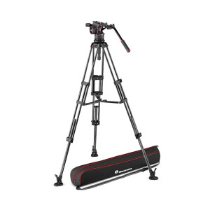 Manfrotto MVKN12TWINMC штатив 545B TWIN MC c видеоголовой MVHN12AH Nitrotech 12 средняя растяжка