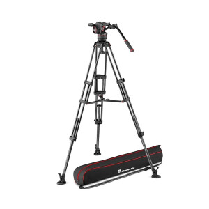 Manfrotto MVKN8TWINMC штатив 546GB TWIN GS с видеоголовой MVHN8AH Nitrotech 8 средняя растяжка