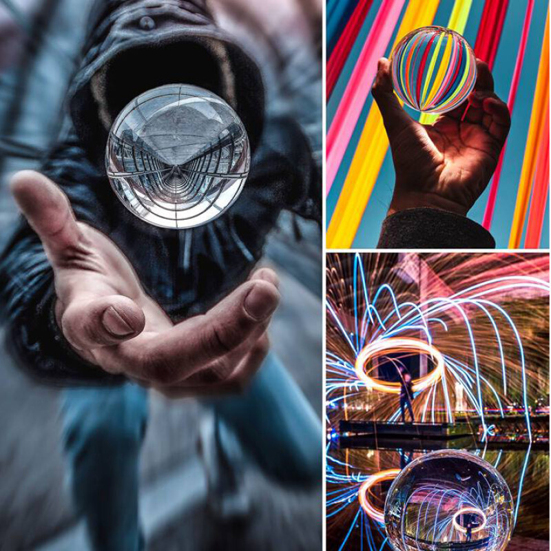 Fotokvant PRS-002 Lensball шар-сфера хрустальная 80 мм в подарочной упаковке