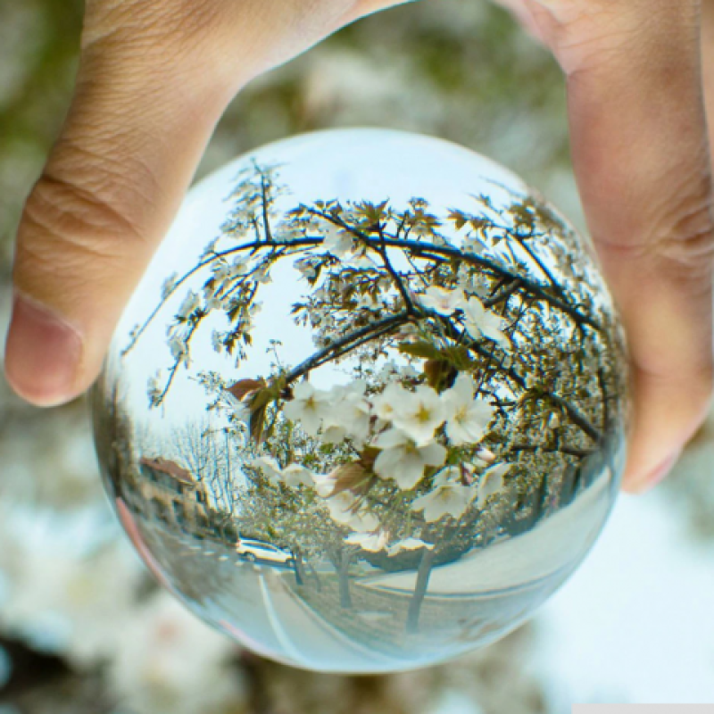 Fotokvant PRS-003 Lensball шар-сфера хрустальная 100 мм с подставкой для спецеффектов