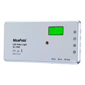 NiceFoto SL-120A LED Bi-Color 3200-6500K светодиодный осветитель со встроенным аккумулятором