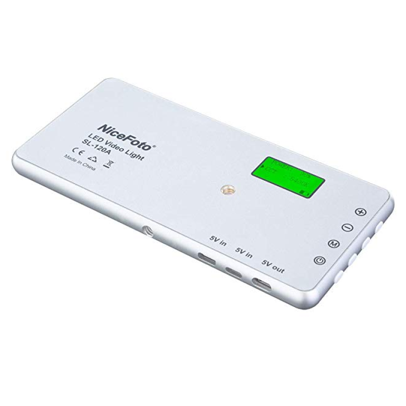 NiceFoto SL-120A LED Bi-Color 3200-6500K светодиодный осветитель со встроенным аккумулятором