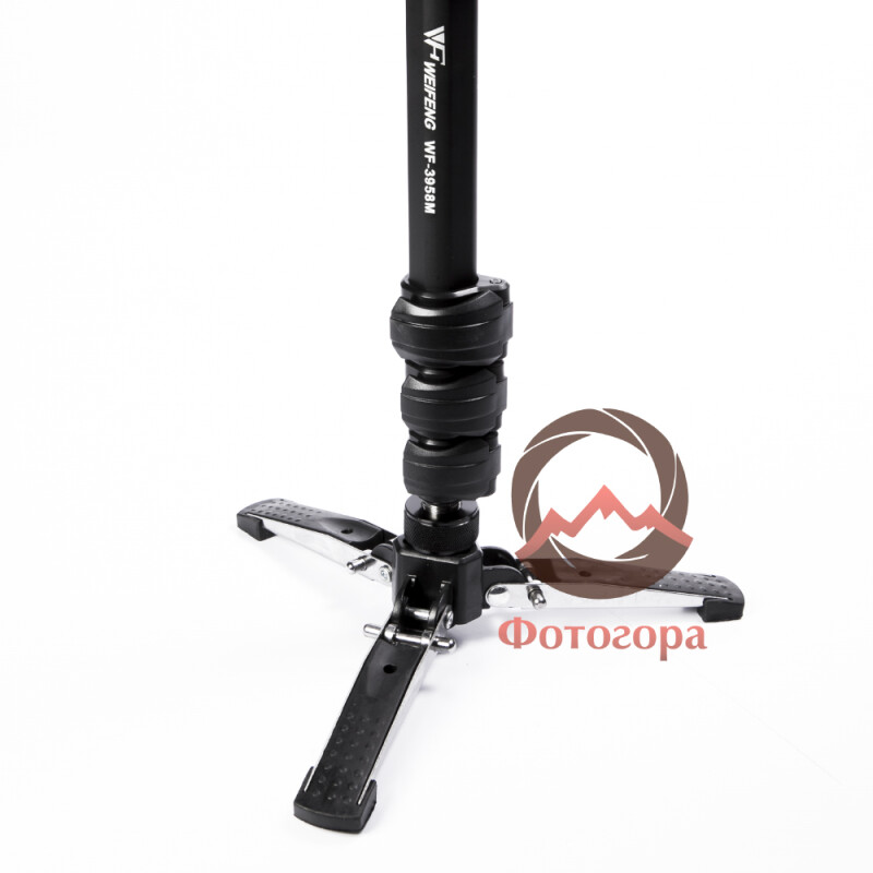 Weifeng WT-3958M черный монопод cо съемной видеоголовой для съемки высотой 146 см