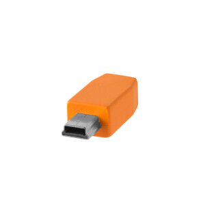 Tether Tools CUC2415-ORG TetherPro USB-C to 2.0 Mini-B 5-Pin 4.6m Orange кабель