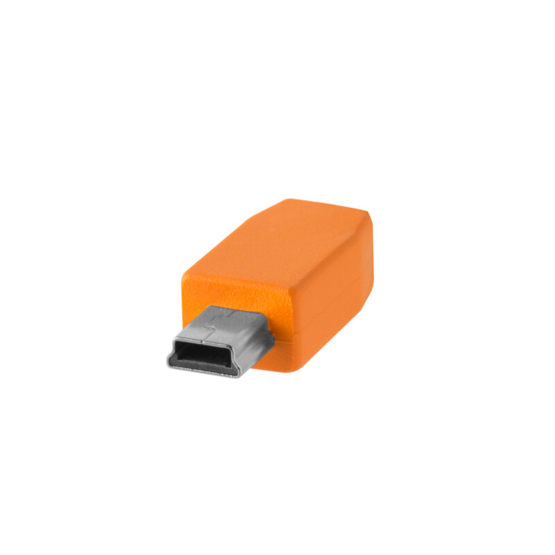 Tether Tools CUC2415-ORG TetherPro USB-C to 2.0 Mini-B 5-Pin 4.6m Orange кабель