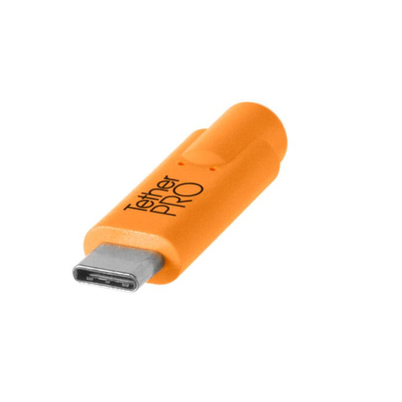 Tether Tools CUC3315-ORG TetherPro USB-C to USB 3.0 Micro-B 4.6m Orange кабель