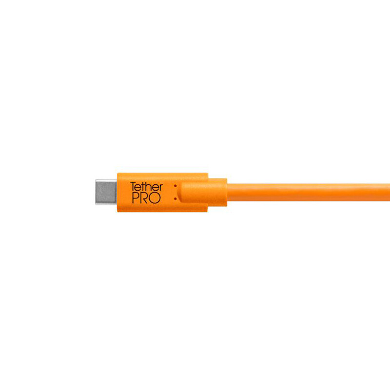 Tether Tools CUC3315-ORG TetherPro USB-C to USB 3.0 Micro-B 4.6m Orange кабель