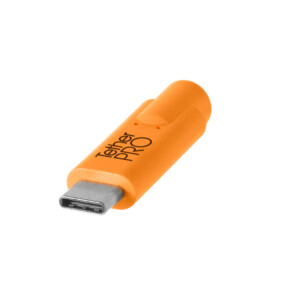 Tether Tools CUC33R15-ORG TetherPro USB-C to 3.0 Micro-B Right Angle 4.6m Orange кабель
