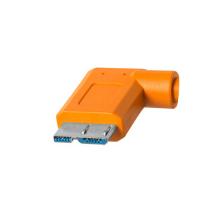 Tether Tools CUC33R15-ORG TetherPro USB-C to 3.0 Micro-B Right Angle 4.6m Orange кабель