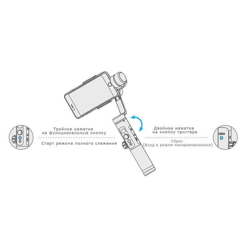 FeiyuTech FY-SPG2 cтабилизатор трехосевой для смартфона