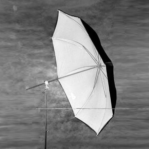 П-Фото 1076-1 фотозонт 100 см белый на отражение 97%