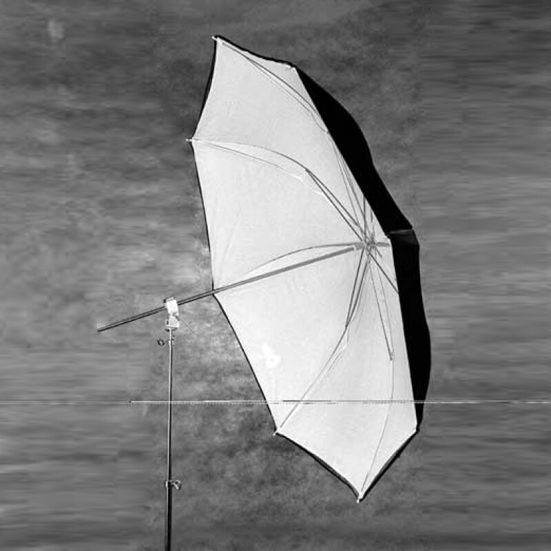 П-Фото 1076-1 фотозонт 100 см белый на отражение 97%