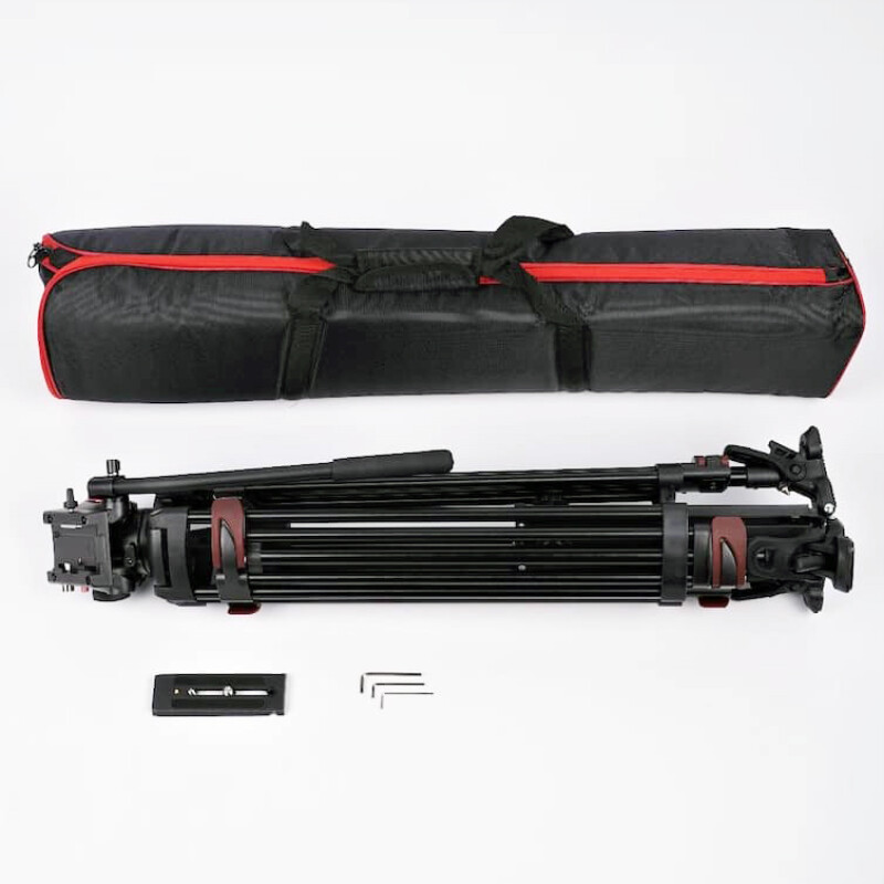 FST TH609A видеоштатив алюминиевый с видеоголовкой и максимальной высотой 170 см