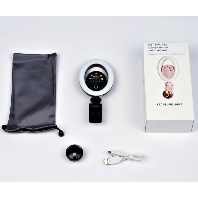 FST SML-032 селфи-лампа черная