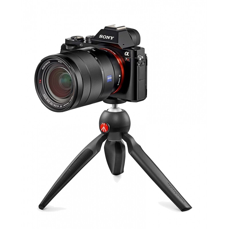 Manfrotto MTPIXIPLUS-GY Pixi Plus мини-штатив с шаровой (серый)