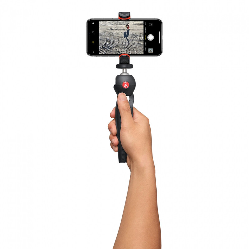Manfrotto MTPIXIPLUS-GY Pixi Plus мини-штатив с шаровой (серый)