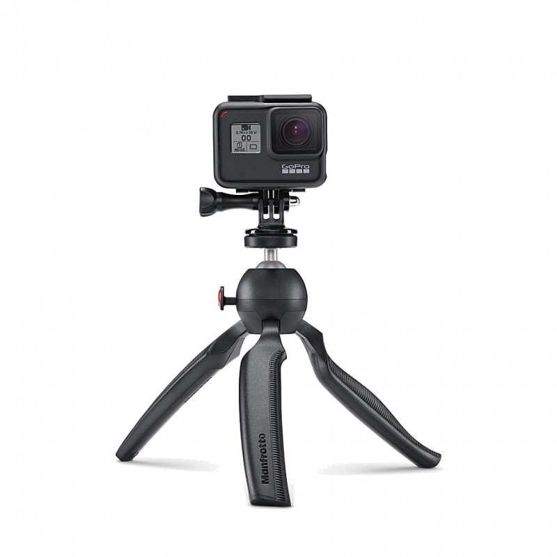 Manfrotto MTPIXIPLUS-GY Pixi Plus мини-штатив с шаровой (серый)