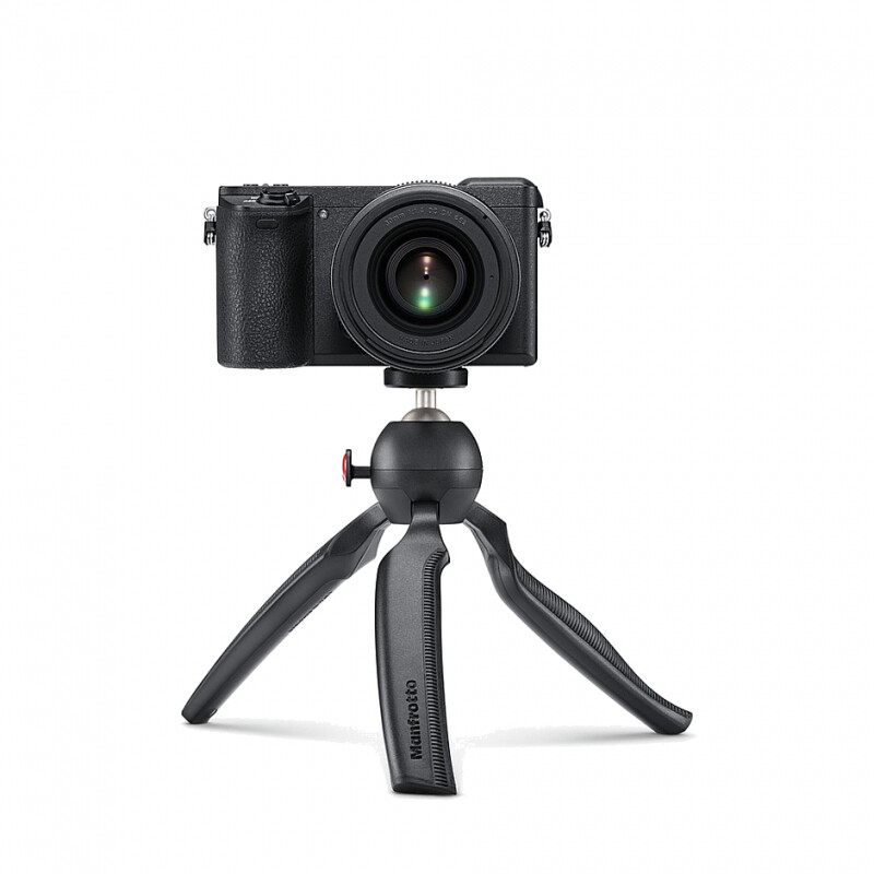 Manfrotto MTPIXIPLUS-GY Pixi Plus мини-штатив с шаровой (серый)