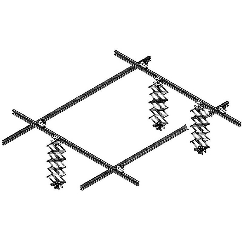 Fotokvant TRS-33x3 потолочная система 3х3 м с 3 пантографами