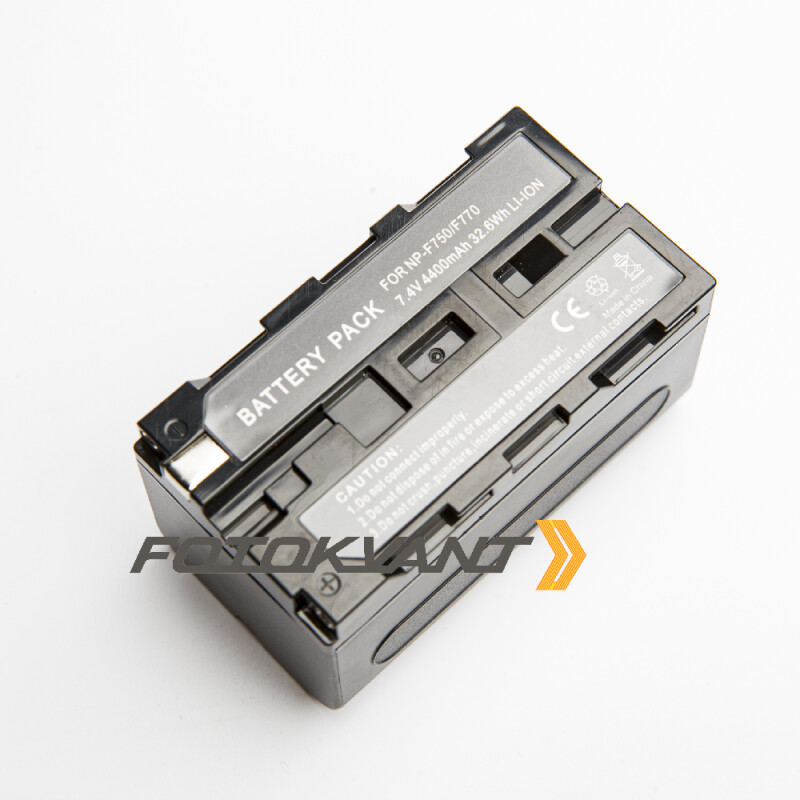 Fotokvant NP-F750/F770 аккумулятор емкость 4400 mAh
