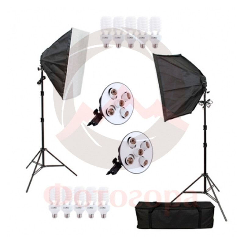 Fotokvant FL-5BG комплект постоянного света с хромакеем