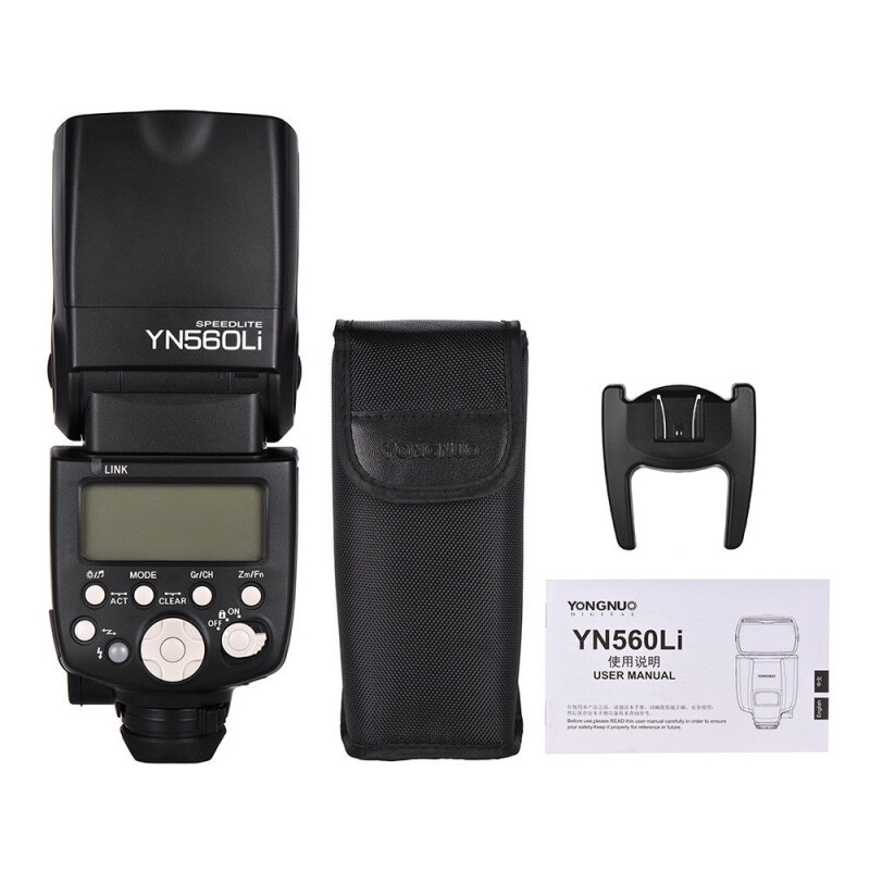 YongNuo Speedlite YN-560LI вспышка с встроенным радиосинхррнизатором для Canon/Nikon/Pentax/Olympus/