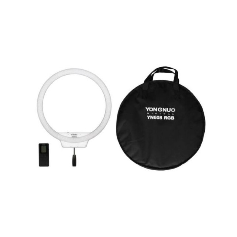 YongNuo YN608RGB осветитель кольцевой с цветовой температурой 5500K