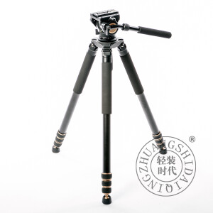 QZSD Q680A черный профессиональный видеоштатив для камеры с максимальной высотой 188 см